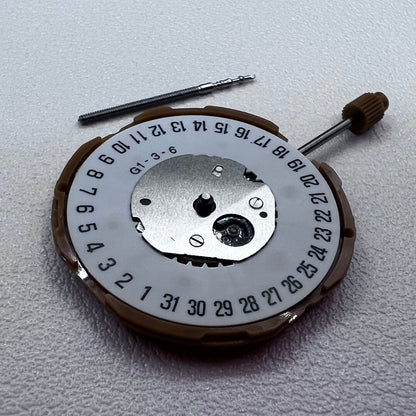 Japan Miyota GM15 Quartz Movement Date@6