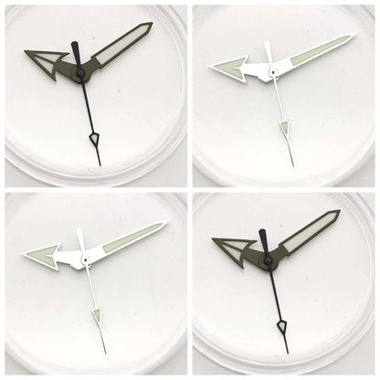 Silver/Black Grey Watch Hands for NH35 NH36 Movement Replacement