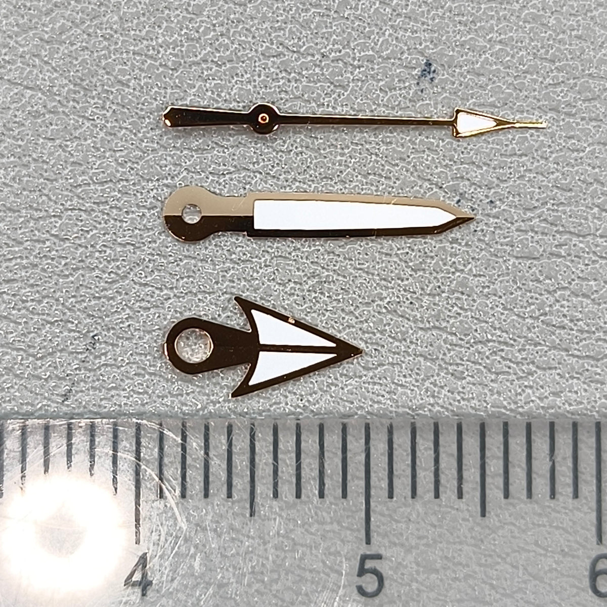 C3 Green Luminous Rose Gold Watch Hands For NH34 NH35 4R35 NH36 4R36