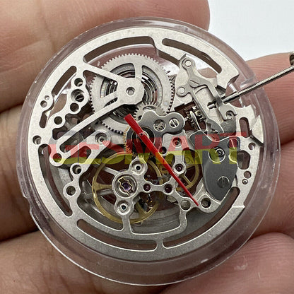 Seagull TY2809 Silber China Made Automatische Mechanische Skelett Uhr Bewegung 