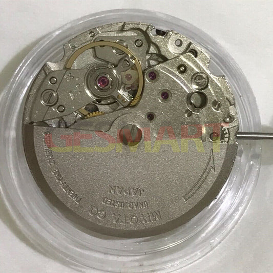 Miyota/Citizen 8200 automatic mechanical watch movement with double calendar, precision Japanese craftsmanship