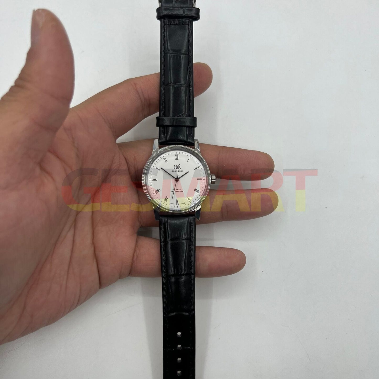 Shanghai Factory 36mm 8120 manual mechanical watch with shock-resistant 17-jewel movement