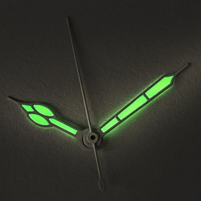 White trim orange painted C3 green lume watch hands for NH34 NH35 NH36 NH38 movements