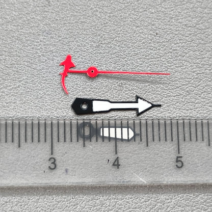 Red Shark Second Hand Green Luminous Watch Hands for NH34/35/36 NH38/39 NH70/72