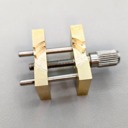 2 PIECES Watch Movement Holder Clamp Vise Copper Vintage Small & Big Size
