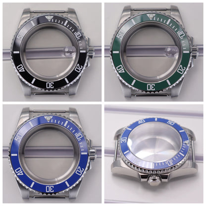 40mm Diver Cases Sapphire Glass for Sub Nh35 Nh34 Nh36 Nh38 Miyota 8215 Eta 2824
