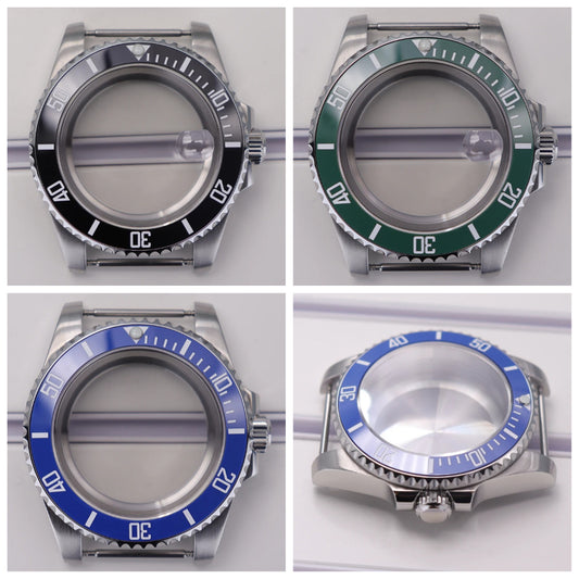 40mm Diver Cases Sapphire Glass for Sub Nh35 Nh34 Nh36 Nh38 Miyota 8215 Eta 2824