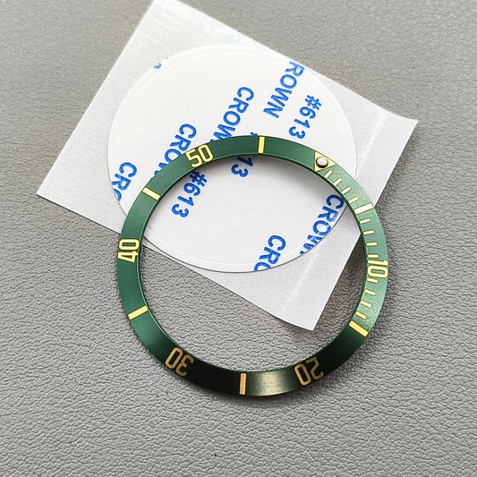 39.5mm Green Aluminium Watch Bezel Insert Fit for Automatic SUB/GMT Watch