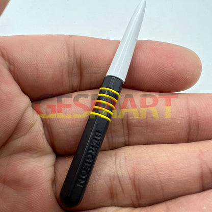 Bergeon 7013-R red metal dip oiler for precise watch component lubrication and maintenance.