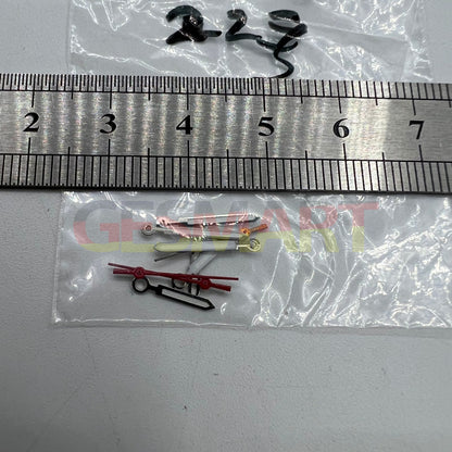 Luminous watch hands for Miyota 2035 quartz, enhancing night visibility, P1-H2-C22 brand accessory.