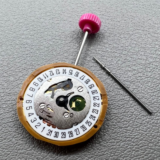 Japan Miyota 9T15 quartz watch movement with date display at 6 o?clock for precise timekeeping
