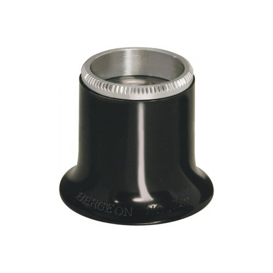 Bergeon 2611-N magnifying eyeglass for watchmakers, adjustable 2.5x-6.7x zoom, precise repair tool