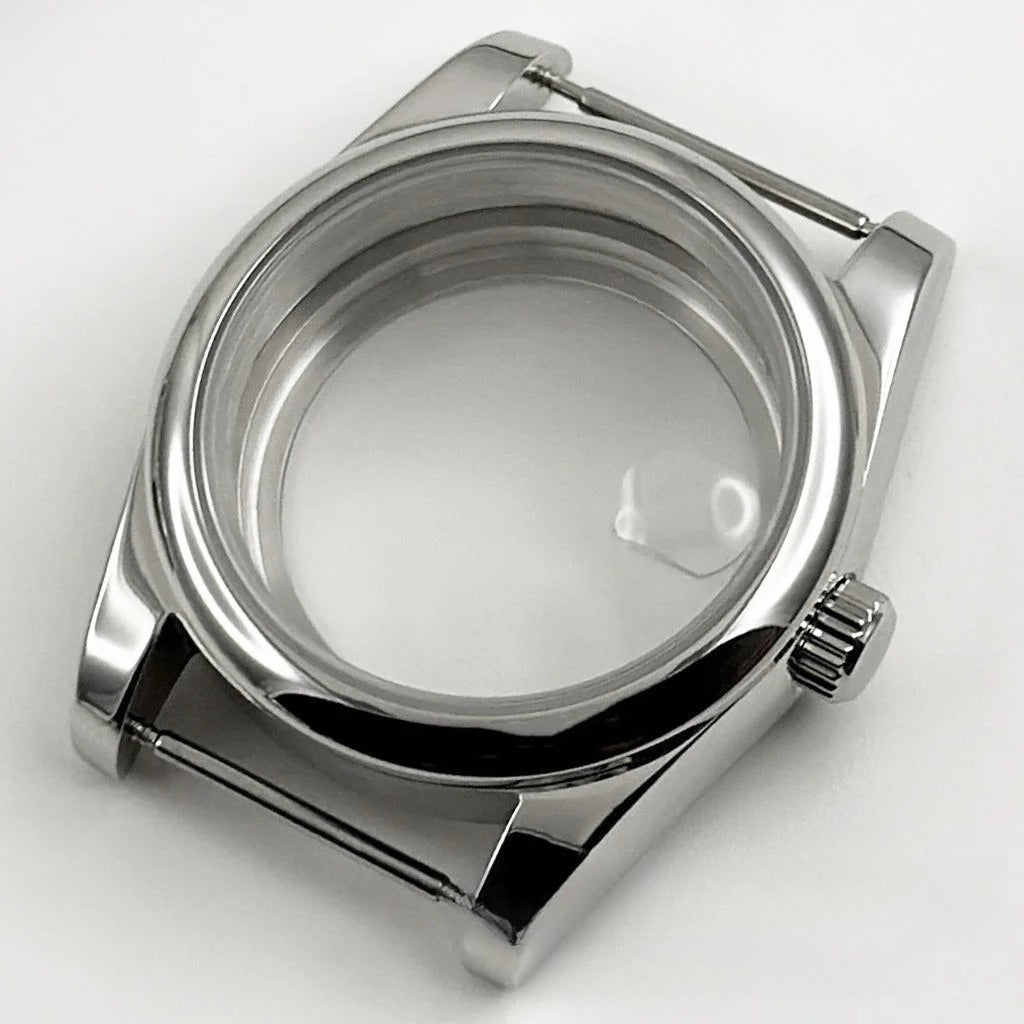 36MM/40MM Round Bezel Watch Case Sapphire Crystal for NH34 NH35 NH36 ETA2824