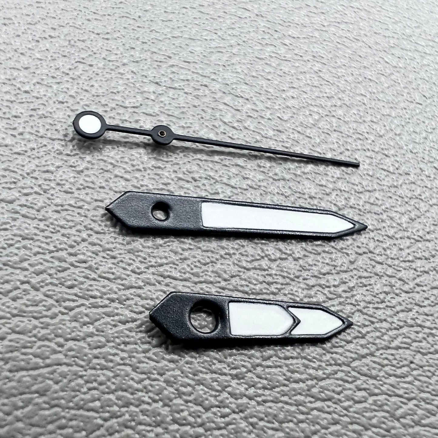 Green Lume White+Black Trim Watch Hands Set for NH35 NH36 7S26 NH70 NH72