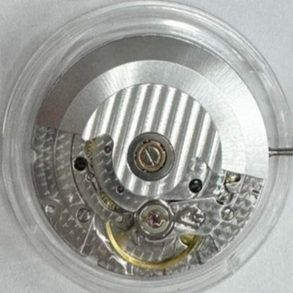 Silver Carved China Made Dandong 2824 Mechanical Movement Replace ETA 2824-2