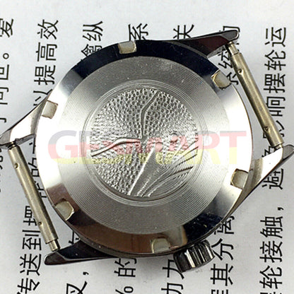 26mm round black case ladies watch with gold nails, Seagull manual mechanical movement for elegant style.