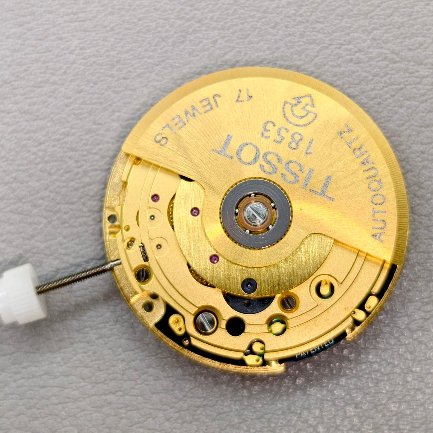 Original Swiss ETA 205.911 Golden Artificial Kinetic Energy Watch Movement