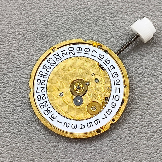 Swiss Genuine ETA 210.011 Quartz Movement 2 Hands Single Calendar
