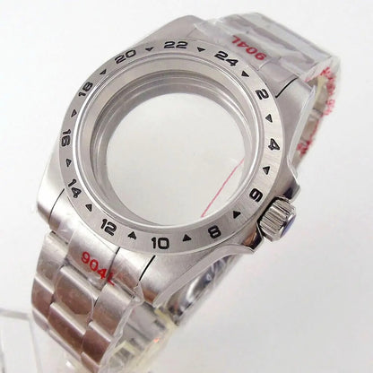 39mm GMT Bezel Sapphire Watch Case Fit NH34/35/36 PT5000 Miyota 8215 2836 2813