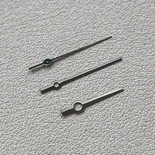 6.7X10.35X11mm Silver Trim No Lume Watch Hands for NH05/NH06 Fit 31mm Case
