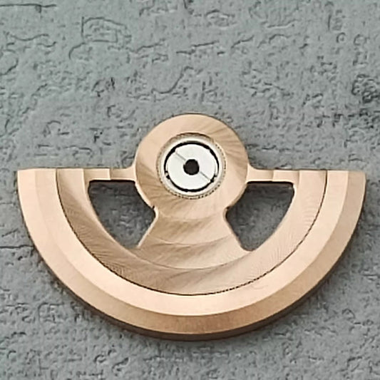 Masse oscillante à rotor circulaire en or rose pour NH34, NH35, NH36, NH38