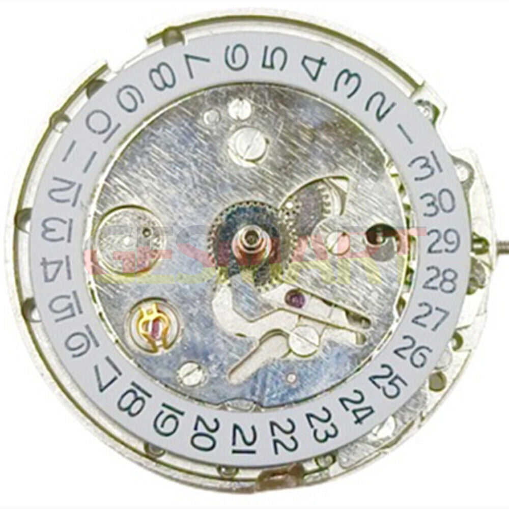 China Made 2813 8205 automatic mechanical watch movement with single calendar at 3 o'clock, precise timekeeping.