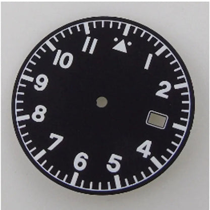 33.6mm Multicolor Watch Dial Fit For NH35AA NH36AA with Green Luminous Modified