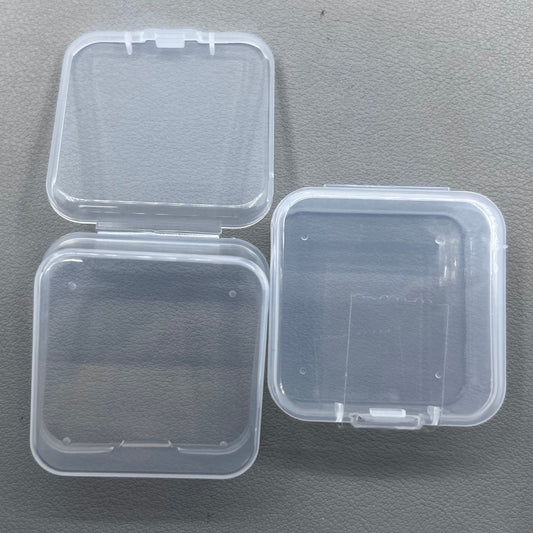 10 PIECES Square Large Plastic PP Transparent Box Fit for Watch Part