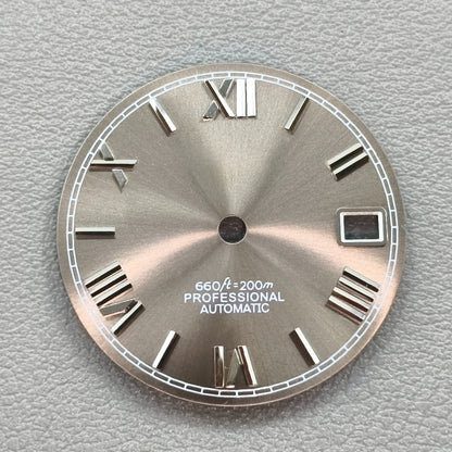 watch dial with S logo