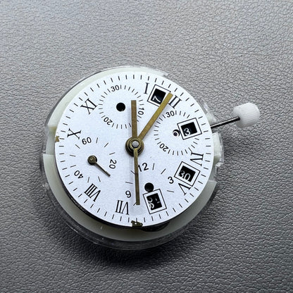 China 7750 automatic chronograph watch movement featuring single calendar, precision timekeeping, and durable design.