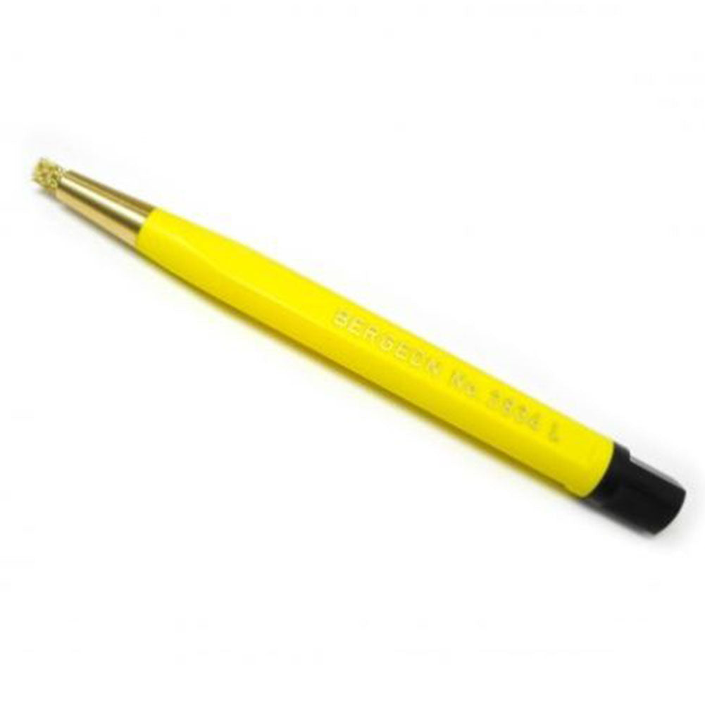 Bergeon 2834-L brass scratch brush �10mm for precision watch accessory cleaning