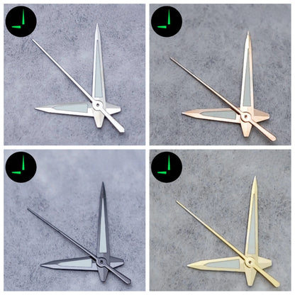 Vintage Watch Hands With Green Luminous For NH35 NH36 7S26 7S36 4R35 4R36