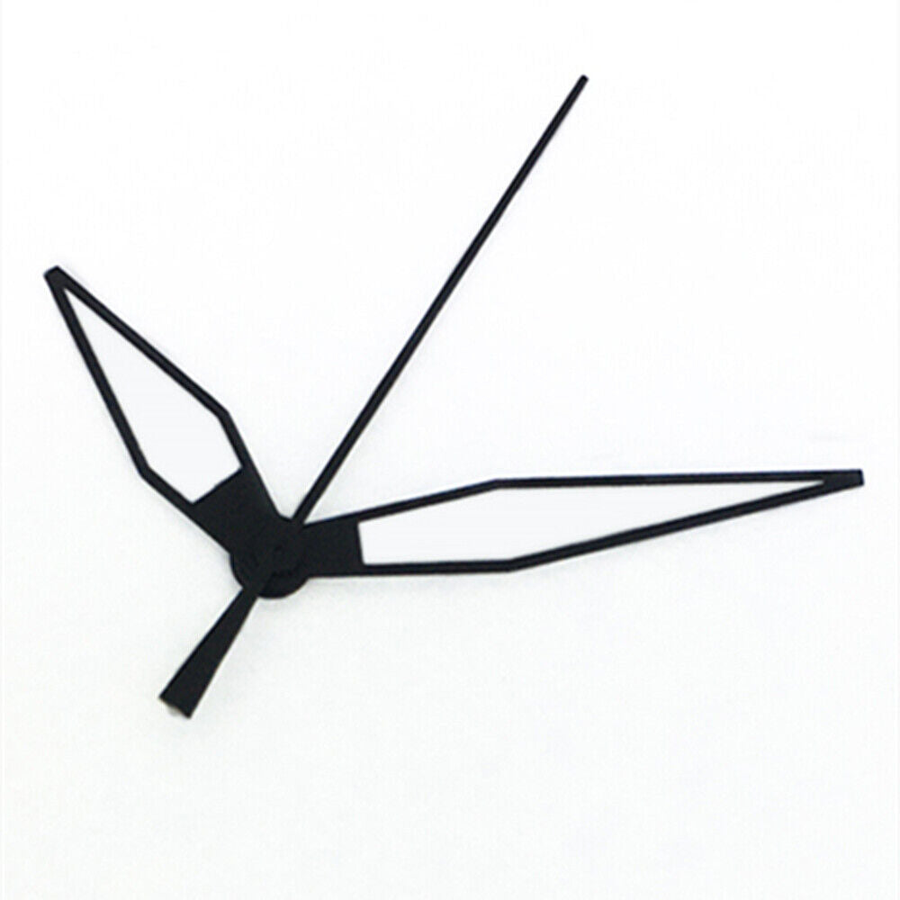 White diamond-shaped orange lume watch hands for ETA2836/2846/2824 movements, enhancing visibility and style.