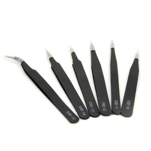 ESD Stainless Steel Tweezers Anti Magnetic Acid resistant and Corrosion-Resistant