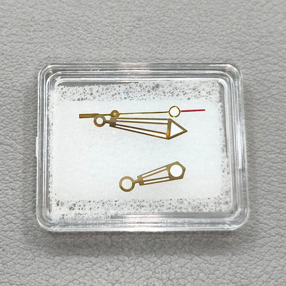 Golden Trim Green Luminous Watch Hands Fit for Miyota 8215 Movement