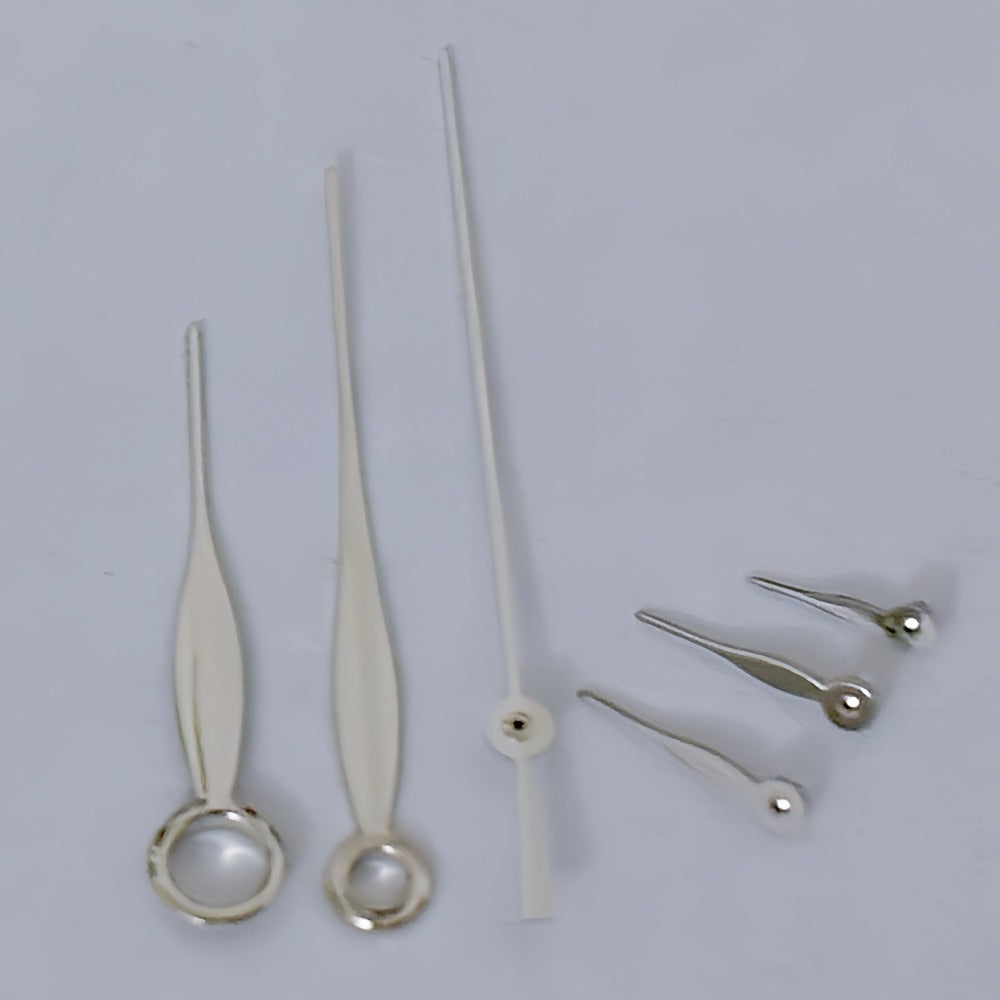 Silver Leaf Shape Watch Hands Fit for ETA/Dandong 7750 Movement Watch Repair Part