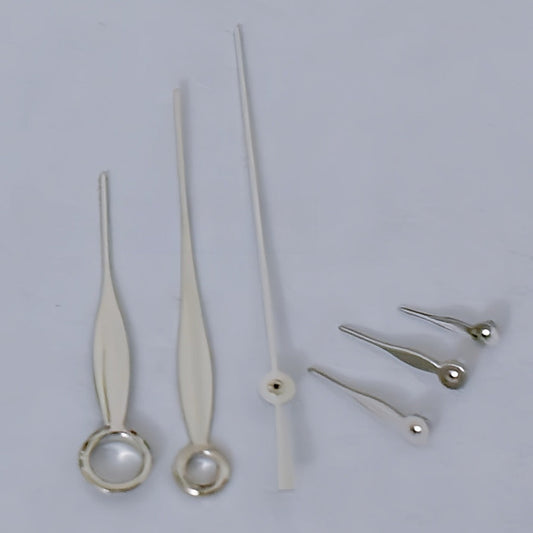 Silver Leaf Shape Watch Hands Fit for ETA/Dandong 7750 Movement Watch Repair Part