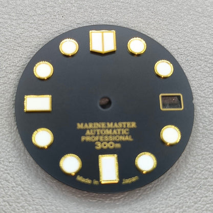28.50mm Watch Dial with Green Luminous Suitable for NH35 Movement