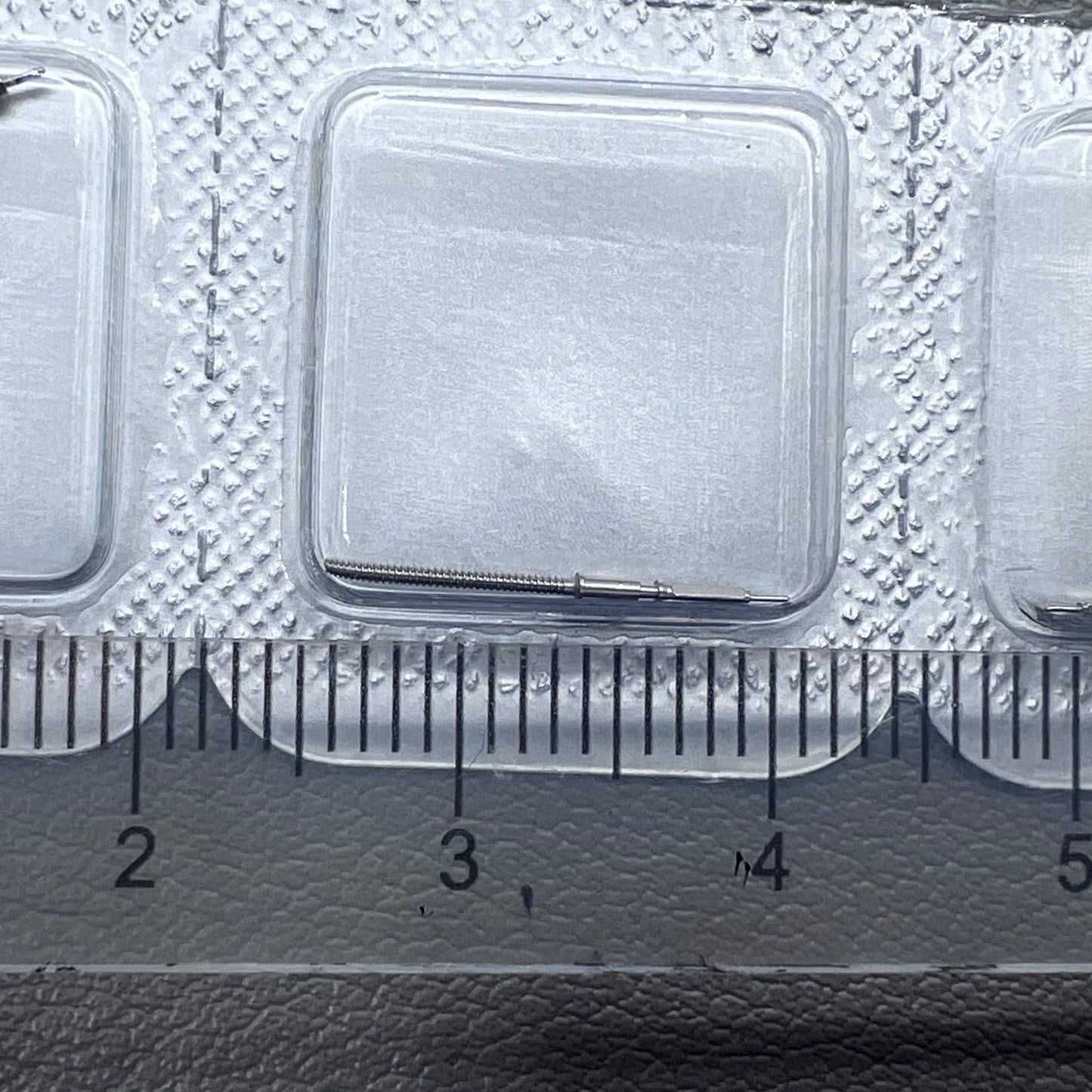 Set of 3 ETA-compatible watch winding stems for 2824-1, 2834-1, 2836-1 movements.