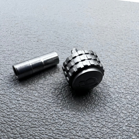 9mm Super Stainless Steel watch crown for BRL Avenger, durable replacement accessory