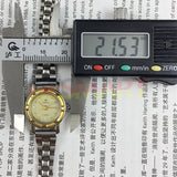 21mm SHANGHAI DIAMOND Small Manual Mechanical Lady Watch 17 Jews golden Dial