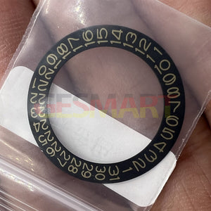 Black Background Golden Character Date Disk Date Wheel for  NH35 NH36