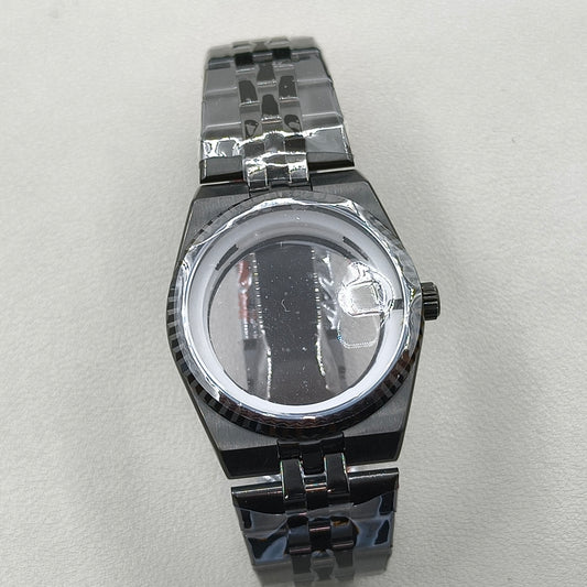 39.5mm Land-Dweller Watch Case Set with Strap Lume Sapphire Glass Fit NH35