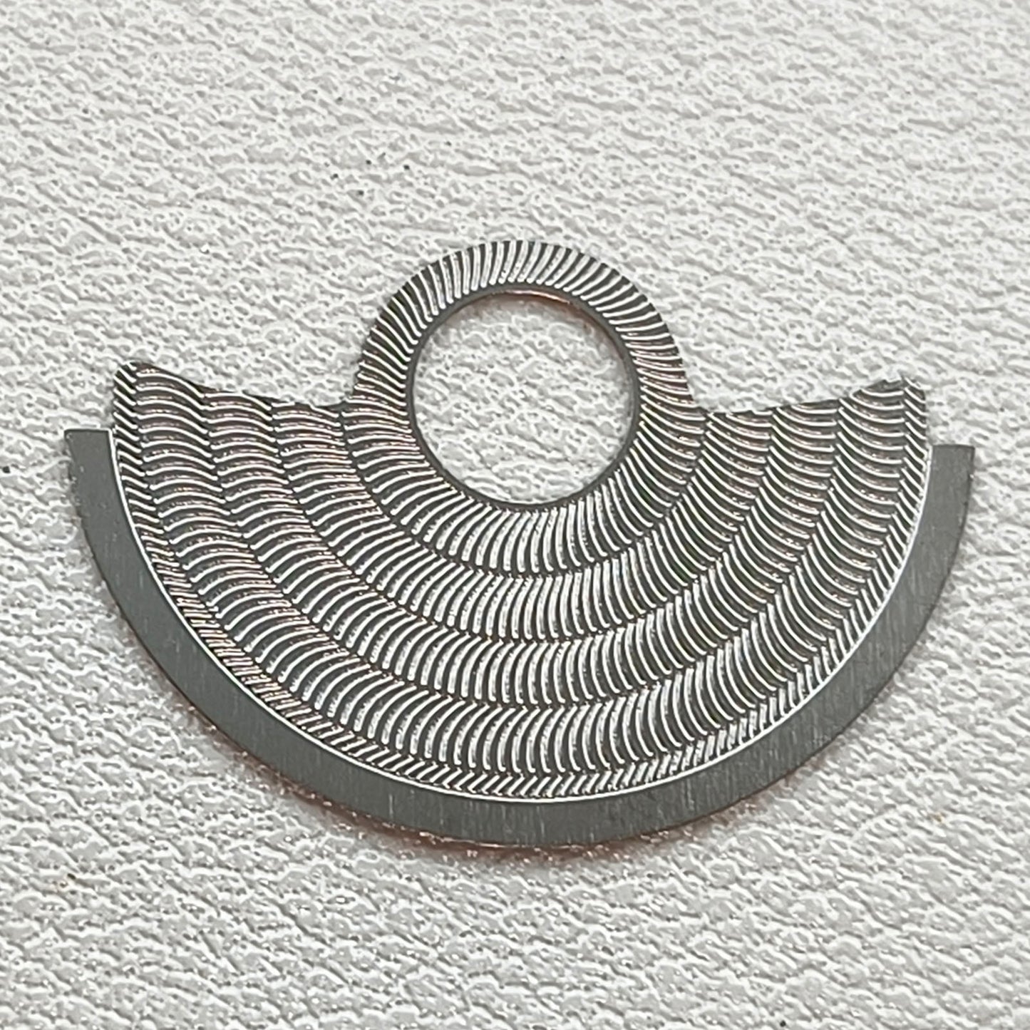 2 PIECES Black Causeway Pattern Rotor Oscillating Weight Overlay for NH35 NH36