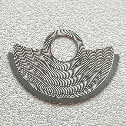 2 PIECES Black Causeway Pattern Rotor Oscillating Weight Overlay for NH35 NH36