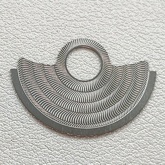 2 PIECES Black Causeway Pattern Rotor Oscillating Weight Overlay for NH35 NH36