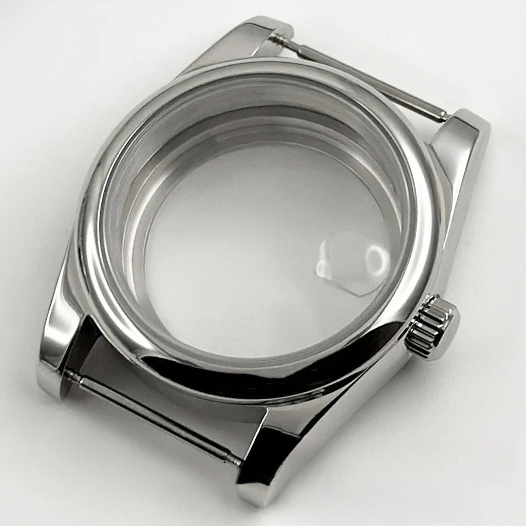 36MM/40MM Round Bezel Watch Case Sapphire Crystal for NH34 NH35 NH36 ETA2824
