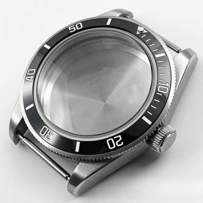 39MM Bezel Domed Sapphire Crystal Case for NH34 NH35 NH36 NH38 ETA 2824 PT5000
