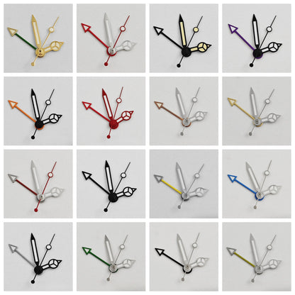 Green Luminous Multicolor Watch Hand for NH35 NH34A 4R34 Diver Aiguille Hands