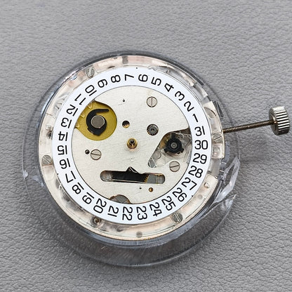 Swiss Genuine ETA C01.211 Chronograph Mechanical Movement 1853 White Dial